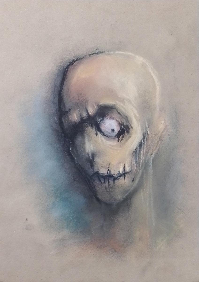 Pastel monster - graphic by Vitaliy Mashchenko